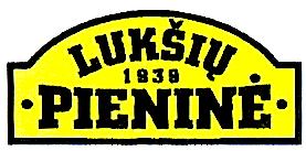 Prekės ženklas: LUKŠIŲ PIENINĖ 1939